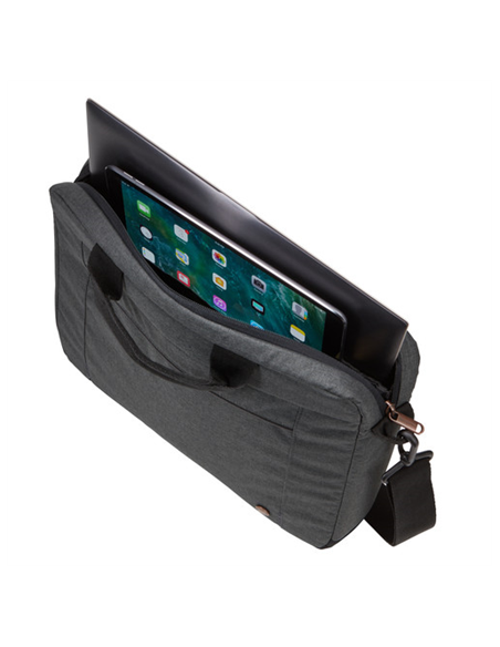 Case Logic | Era Attach | Fits up to size 14 " | Messenger - Briefcase | Shoulder strap | Obsidian