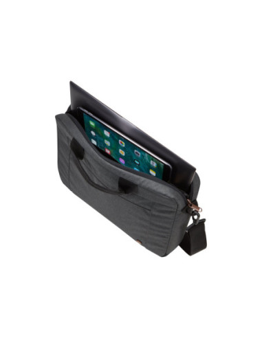 Case Logic | Era Attach | Fits up to size 14 " | Messenger - Briefcase | Shoulder strap | Obsidian