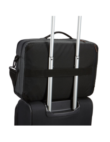 Case Logic | Era Hybrid Briefcase | Fits up to size 15.6 " | Messenger - Briefcase/Backpack | Shoulder strap | Obsidian