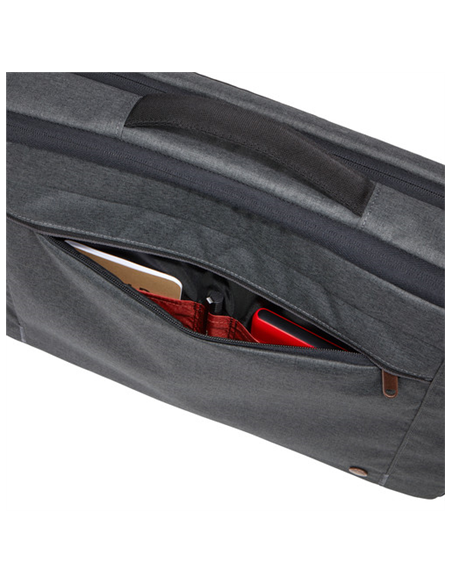 Case Logic | Era Hybrid Briefcase | Fits up to size 15.6 " | Messenger - Briefcase/Backpack | Shoulder strap | Obsidian