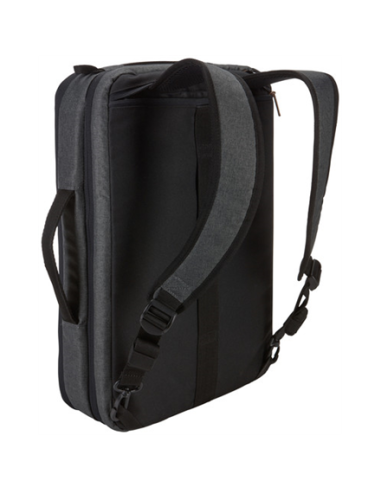 Case Logic | Era Hybrid Briefcase | Fits up to size 15.6 " | Messenger - Briefcase/Backpack | Shoulder strap | Obsidian