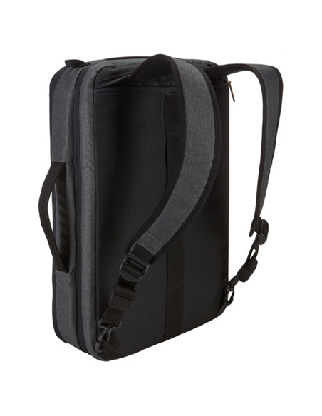 Case Logic | Era Hybrid Briefcase | Fits up to size 15.6 " | Messenger - Briefcase/Backpack | Shoulder strap | Obsidian