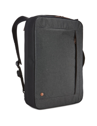 Case Logic | Era Hybrid Briefcase | Fits up to size 15.6 " | Messenger - Briefcase/Backpack | Shoulder strap | Obsidian