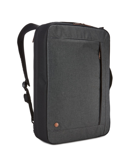 Case Logic | Era Hybrid Briefcase | Fits up to size 15.6 " | Messenger - Briefcase/Backpack | Shoulder strap | Obsidian