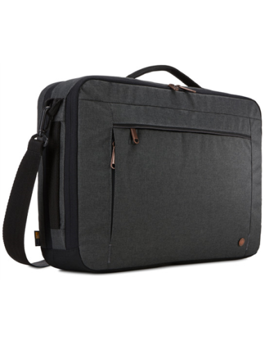 Case Logic | Era Hybrid Briefcase | Fits up to size 15.6 " | Messenger - Briefcase/Backpack | Shoulder strap | Obsidian