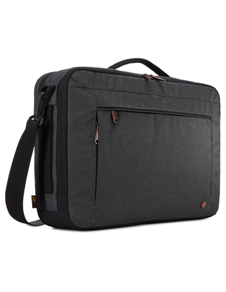 Case Logic | Era Hybrid Briefcase | Fits up to size 15.6 " | Messenger - Briefcase/Backpack | Shoulder strap | Obsidian