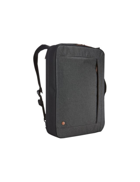 Case Logic | Era Hybrid Briefcase | Fits up to size 15.6 " | Messenger - Briefcase/Backpack | Shoulder strap | Obsidian