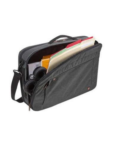 Case Logic | Era Hybrid Briefcase | Fits up to size 15.6 " | Messenger - Briefcase/Backpack | Shoulder strap | Obsidian