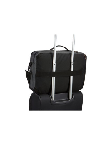 Case Logic | Era Hybrid Briefcase | Fits up to size 15.6 " | Messenger - Briefcase/Backpack | Shoulder strap | Obsidian
