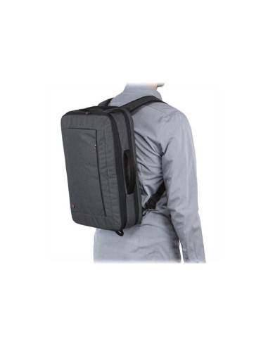 Case Logic | Era Hybrid Briefcase | Fits up to size 15.6 " | Messenger - Briefcase/Backpack | Shoulder strap | Obsidian