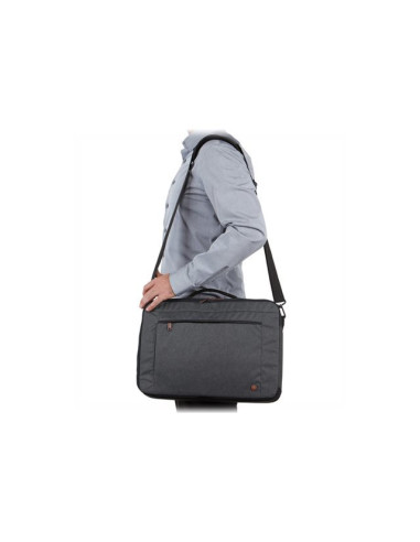 Case Logic | Era Hybrid Briefcase | Fits up to size 15.6 " | Messenger - Briefcase/Backpack | Shoulder strap | Obsidian