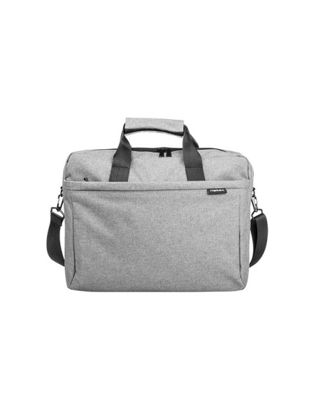 Natec Laptop Bag, Mustela, 15.6", Grey | Natec | Mustela | Fits up to size 15.6 " | Toploading laptop case | Shoulder strap | G