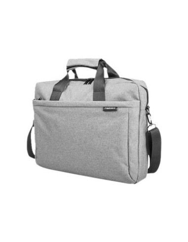 Natec Laptop Bag, Mustela, 15.6", Grey | Natec | Mustela | Fits up to size 15.6 " | Toploading laptop case | Shoulder strap | G