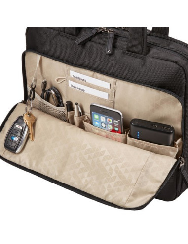 Case Logic | Slim Briefcase | NOTIA-114 | Fits up to size 14 " | Shoulder strap | Black