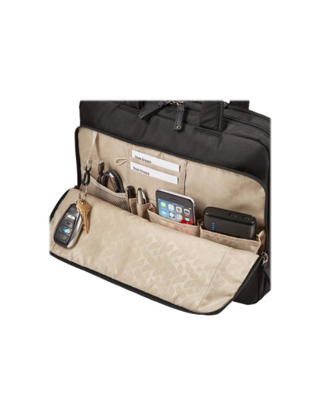 Case Logic | Slim Briefcase | NOTIA-114 | Fits up to size 14 " | Shoulder strap | Black