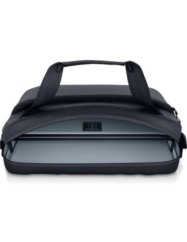 Dell | Ecoloop Pro Slim Briefcase | Fits up to size 15.6 " | Briefcase | Shoulder strap | Waterproof | Black