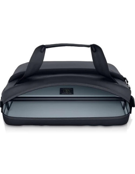 Dell | Ecoloop Pro Slim Briefcase | Fits up to size 15.6 " | Briefcase | Shoulder strap | Waterproof | Black