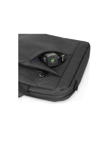 PORT DESIGNS | S13 Sydney ECO Case | Fits up to size 13/14 " | Top Loading | Shoulder strap | Black