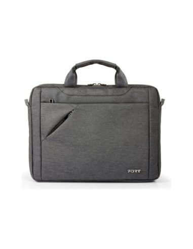 PORT DESIGNS | Sydney ECO | Fits up to size 13-14 " | Laptop case | Shoulder strap | Grey