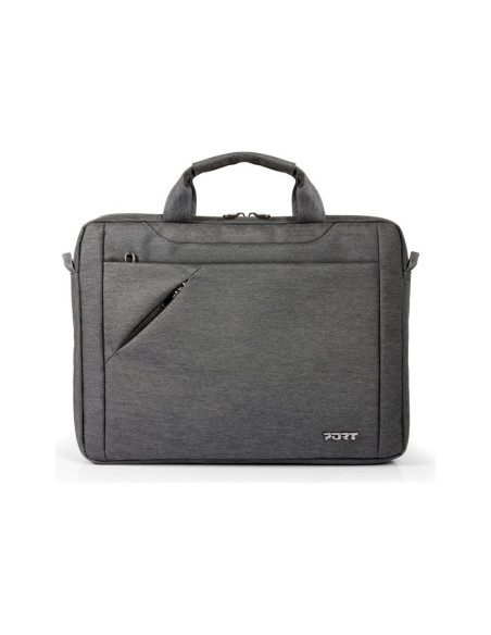 PORT DESIGNS | Sydney ECO | Fits up to size 13-14 " | Laptop case | Shoulder strap | Grey