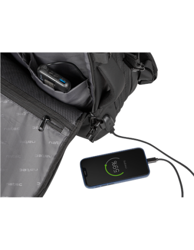 Natec | Laptop Backpack | Camel Pro | Fits up to size 17.3 " | Backpack | Black