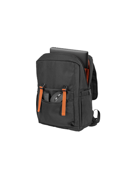 Natec | Backpack | Niala | Fits up to size 15.6 " | Backpack | Black/Orange
