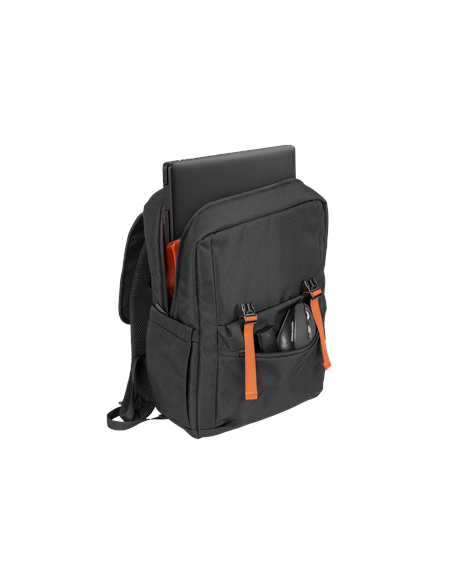 Natec | Backpack | Niala | Fits up to size 15.6 " | Backpack | Black/Orange