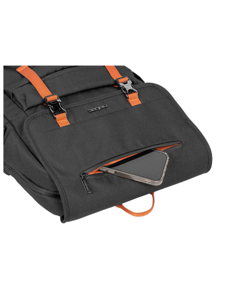 Natec | Backpack | Niala | Fits up to size 15.6 " | Backpack | Black/Orange