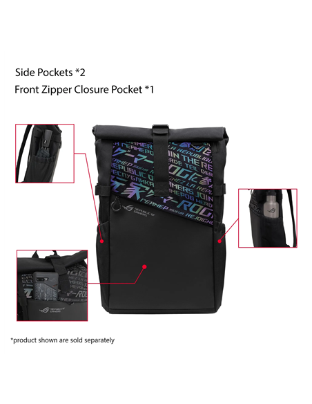 Asus BP4701 ROG BACKPACK/15_17 | Asus | Notebook carrying backpack | BP4701 | Fits up to size 17 " | Backpack | Black