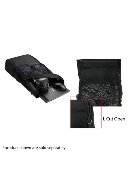 Asus BP4701 ROG BACKPACK/15_17 | Asus | Notebook carrying backpack | BP4701 | Fits up to size 17 " | Backpack | Black