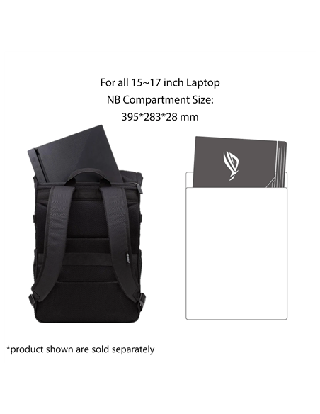Asus BP4701 ROG BACKPACK/15_17 | Asus | Notebook carrying backpack | BP4701 | Fits up to size 17 " | Backpack | Black