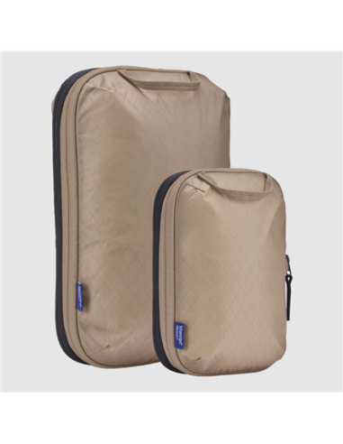 Thule | Compression Cube Set, Small/Medium | Packing Cube | Gentle Beige