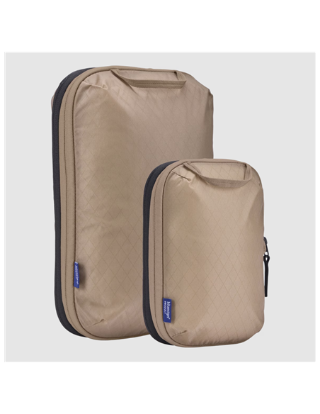 Thule | Compression Cube Set, Small/Medium | Packing Cube | Gentle Beige