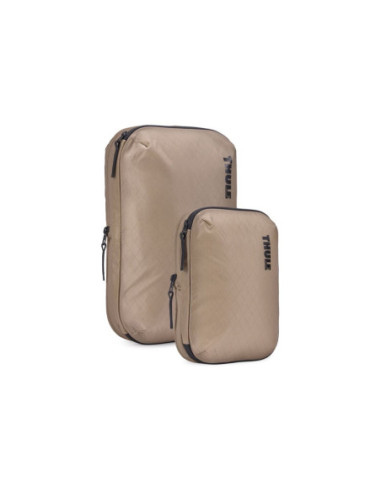 Thule | Compression Cube Set, Small/Medium | Packing Cube | Gentle Beige