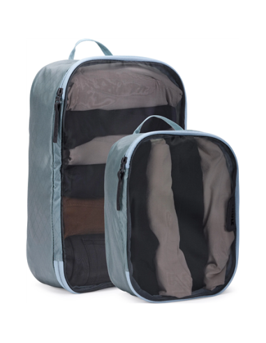 Thule | Packing Cube Set, 1x Medium, 1x Small | Packing Cube | Pond Gray