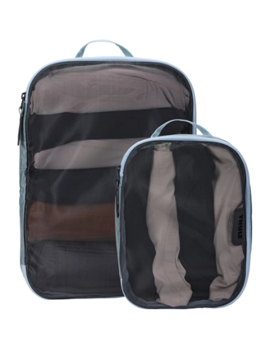 Thule | Packing Cube Set, 1x Medium, 1x Small | Packing Cube | Pond Gray