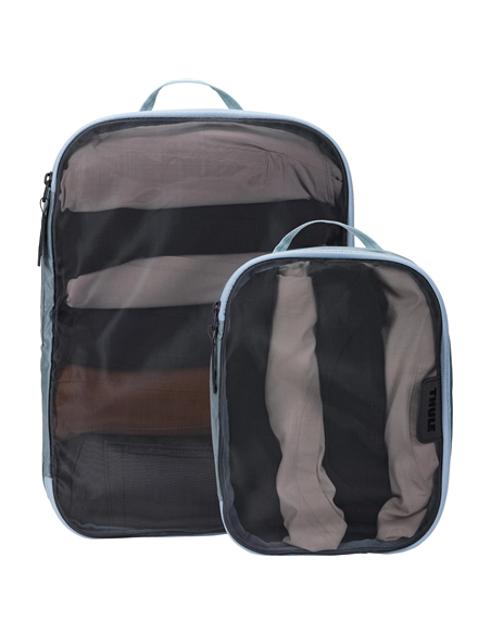 Thule | Packing Cube Set, 1x Medium, 1x Small | Packing Cube | Pond Gray