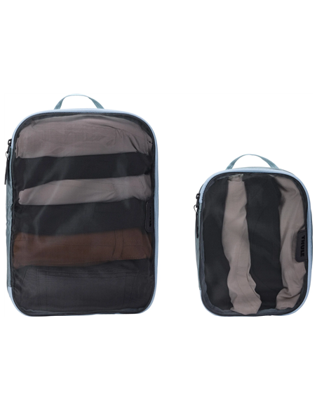 Thule | Packing Cube Set, 1x Medium, 1x Small | Packing Cube | Pond Gray