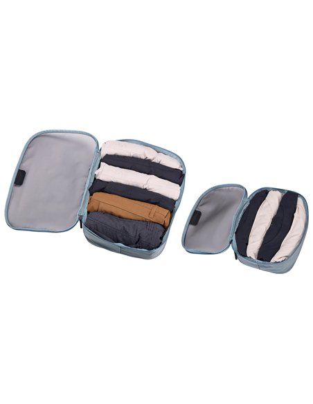 Thule | Packing Cube Set, 1x Medium, 1x Small | Packing Cube | Pond Gray