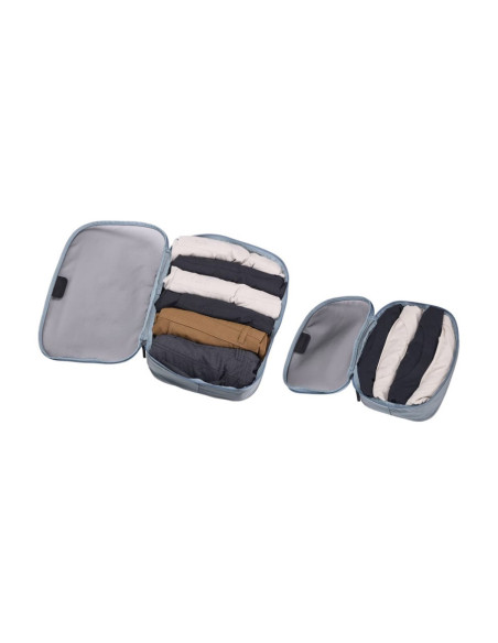 Thule | Packing Cube Set, 1x Medium, 1x Small | Packing Cube | Pond Gray