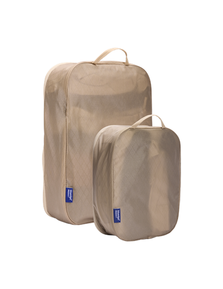 Thule | Packing Cube Set, 1x Medium, 1x Small | Packing Cube | Gentle Beige
