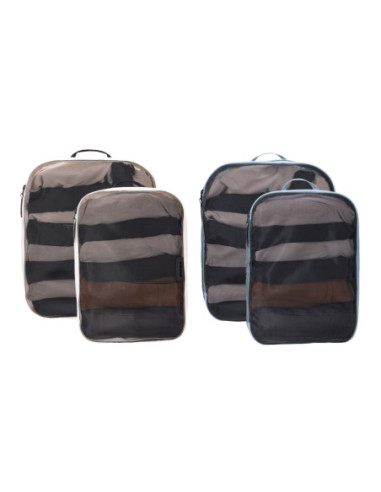 Thule | Packing Cube, 2x Large, 2x Medium | Packing Cube | Pond Gray/White