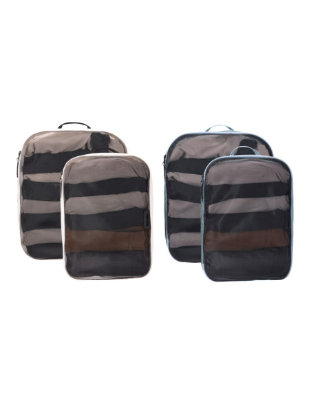 Thule | Packing Cube, 2x Large, 2x Medium | Packing Cube | Pond Gray/White