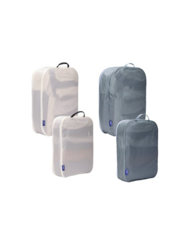 Thule | Packing Cube, 2x Large, 2x Medium | Packing Cube | Pond Gray/White