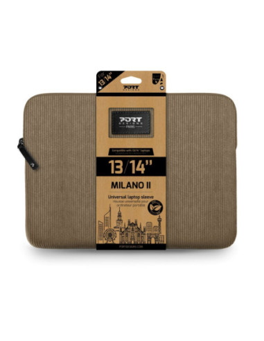PORT DESIGNS MILANO II ECO | Fits up to size 13/14 " | Sleeve | Brown