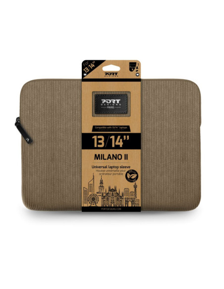 PORT DESIGNS MILANO II ECO | Fits up to size 13/14 " | Sleeve | Brown