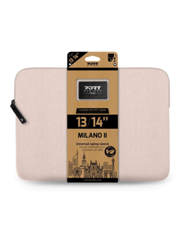 PORT DESIGNS MILANO II ECO | Laptop Sleeve | Pink