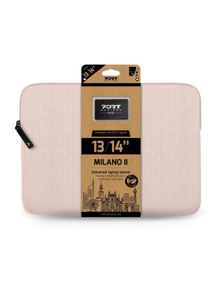 PORT DESIGNS MILANO II ECO | Laptop Sleeve | Pink