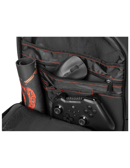 Genesis Pallad 510 | Fits up to size 17.3 " | Backpack | Shoulder strap | Black