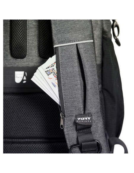 PORT DESIGNS Pro Montreal | Fits up to size 15.6/16 " | Backpack | Shoulder strap | Grey